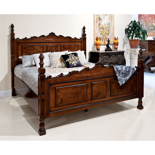 David Michael Solid Wood Four Poster Bed Wayfair